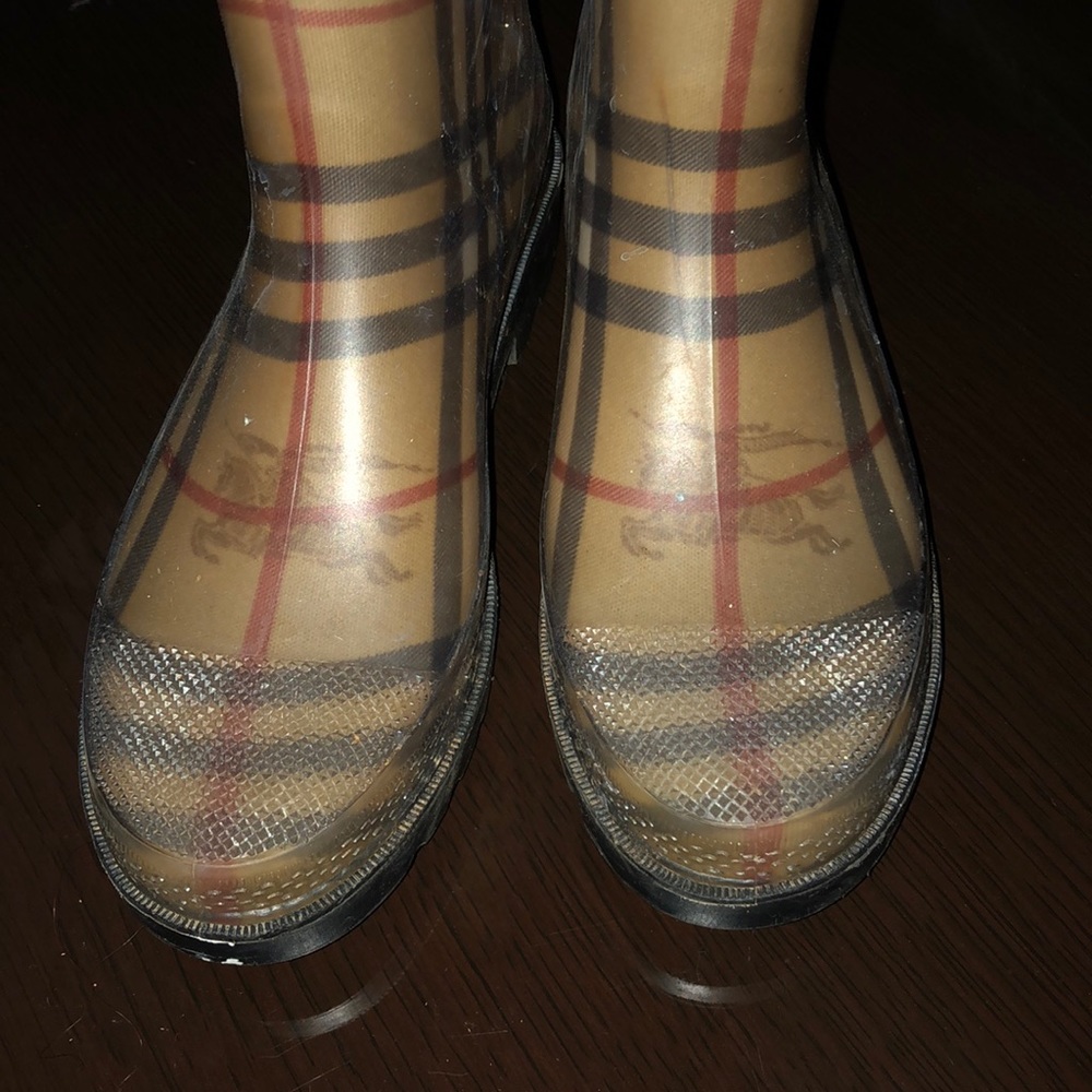 Burberry logo print rain boots - Picture 2 of 6